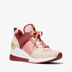 Michael Kors:  Georgie Mixed-Media Trainer